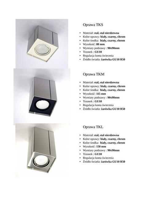 Lampy TUBY różne, prosto od producenta , oświetlenie