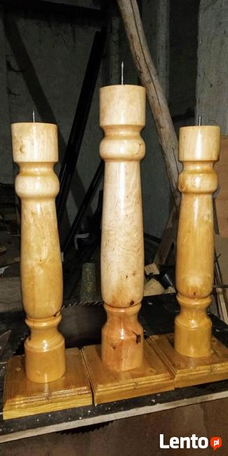 Świecznik, lichtarz paschalny, dekoracji, kwietnik drewniany