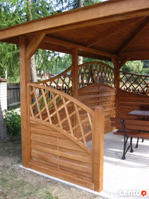 Altana ogrodowa KRATKA FALA nowa