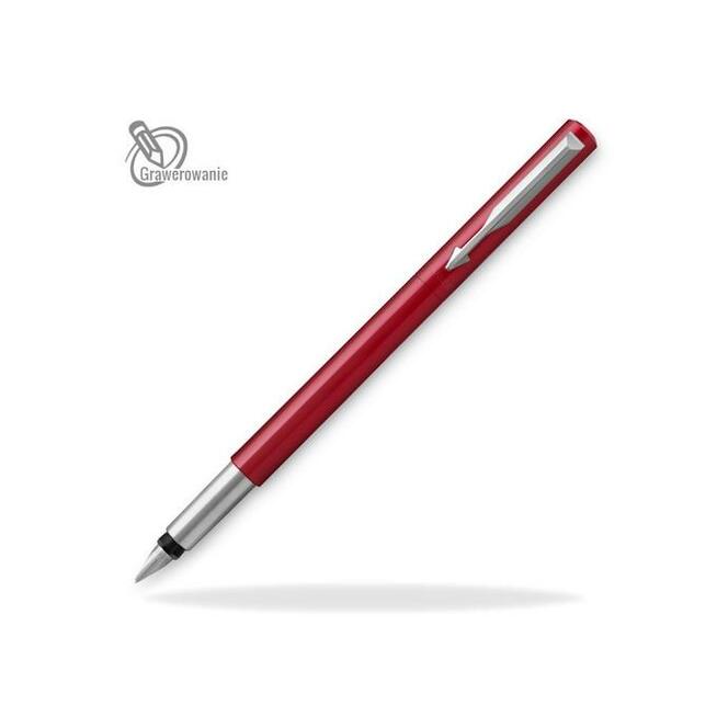 Pióro wieczne Parker Vector czerwone z grawerem