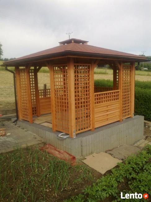Altana ogrodowa KRATKA Z RYNNĄ - PRODUCENT