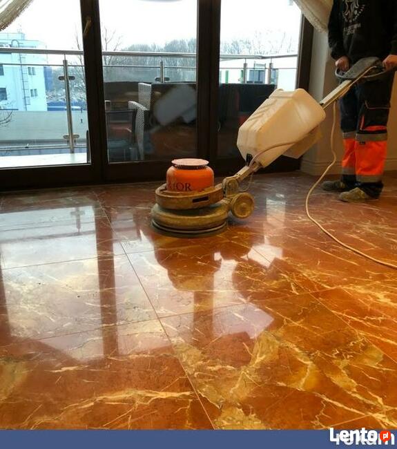 Szlifowanie polerowanie krystalizacja marmuru granitu