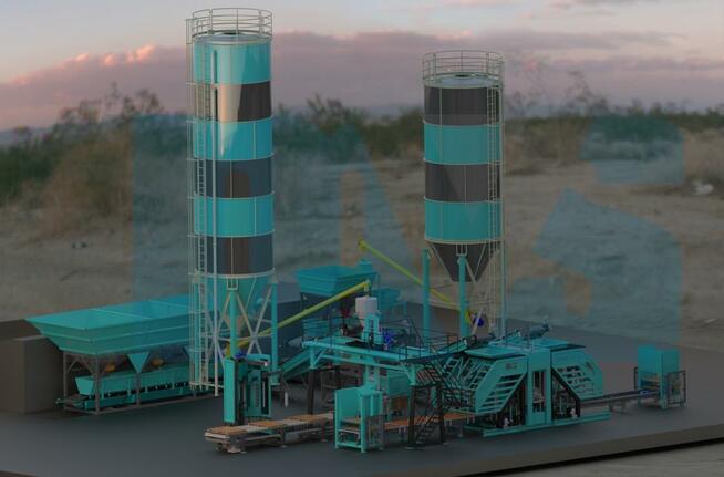 MVS Proje 3615 Maszyna do produkcji bloków betonowych