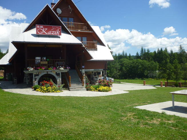 Noclegi Kluszkowce, Maniowy, Czorsztyn- Dom Wczasowy Kazik