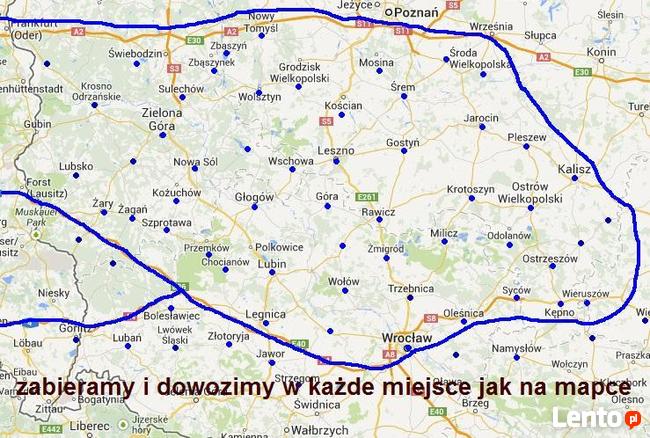 Busy do Holandii Niemiec Żary Żagań Głogów Wschowa Rawicz