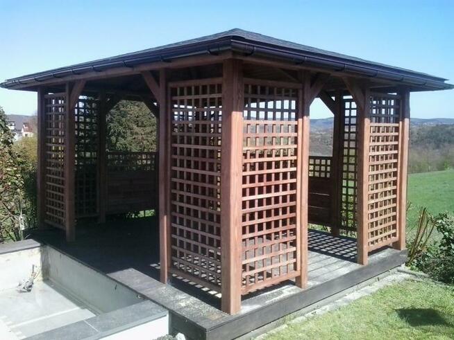 Altana ogrodowa KRATKA Z RYNNĄ - PRODUCENT