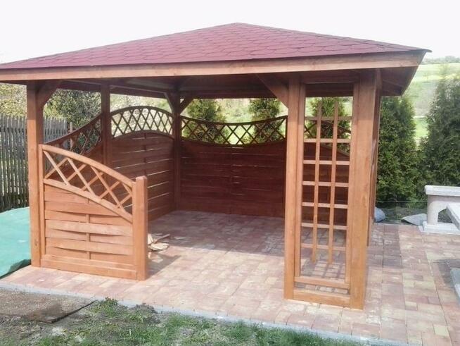 Altana ogrodowa KRATKA FALA nowa