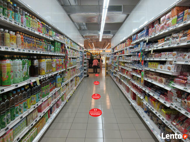 NAKLEJKA NA POSADZKĘ, PODŁOGĘ ZACHOWAJ ODSTĘP