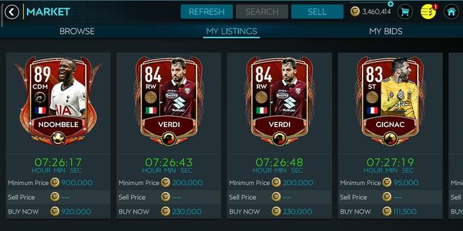 Konto FIFA MOBILE
