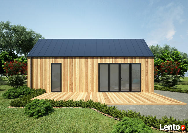 Domek letniskowy stodoła drewniana z antresolą 35 m2