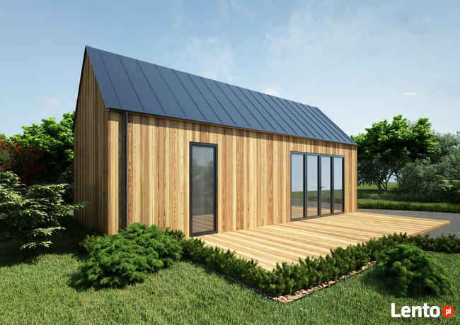 Domek letniskowy stodoła drewniana z antresolą 35 m2