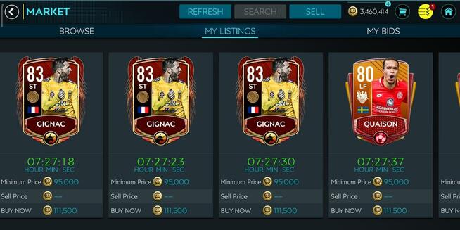 Konto FIFA MOBILE