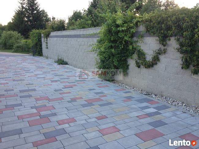 Pustak łupany szary ogrodzenie taras mur oporowy murek