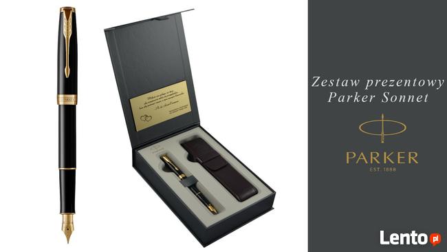 Zestaw prezentowy Parker Sonnet czarny + etui