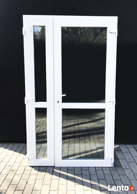 Drzwi PCV 180x210 NOWE PVC szyba panel biurowe białe
