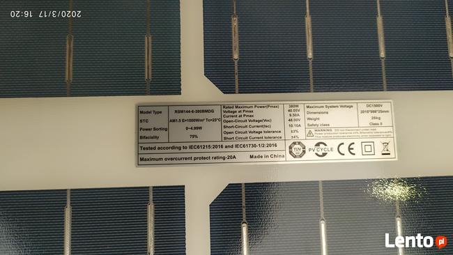 Panel fotowoltaiczny 410W MONO panel słoneczny solar fotoogn