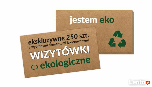 WIZYTÓWKI EKO profesjonalny projekt / druk / wysyłka
