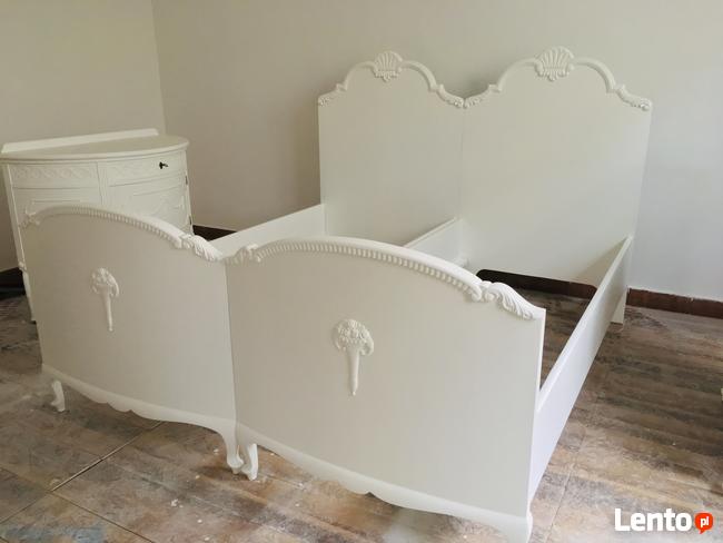 Sprzedam łóżka białe z Norwegii, renowacja mebli Kraków