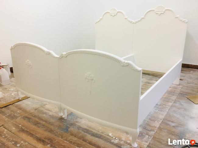 Sprzedam łóżka białe z Norwegii, renowacja mebli Kraków