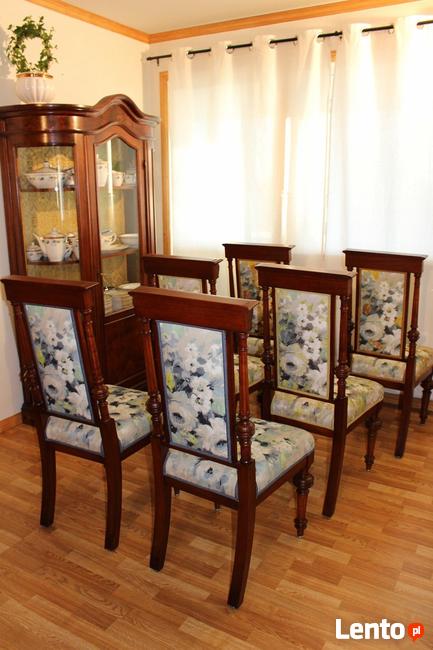 Trony po renowacji z Norwegii, renowacja mebli Kraków