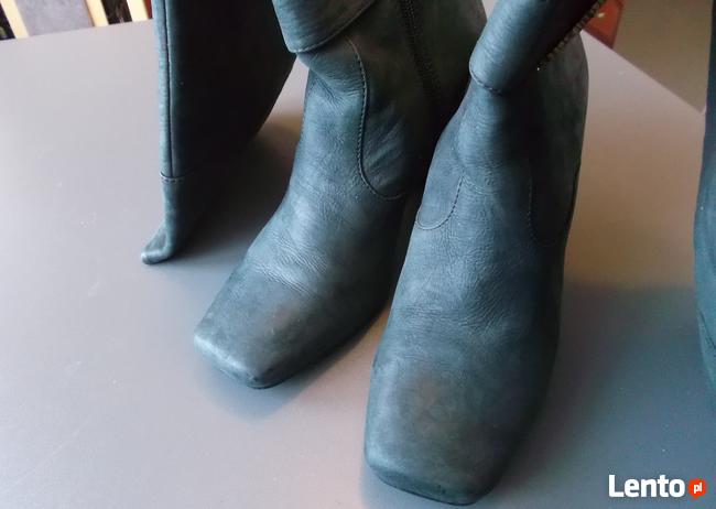 Kozaki LLOYD rozm. 39 5,5 skórzane zamszowe Czarne