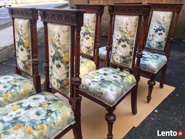 Trony po renowacji z Norwegii, renowacja mebli Kraków