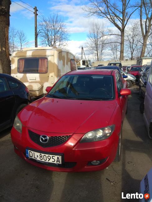 Mazda 3 rok 2005 r. 1,6 benzyna czerwona bestia