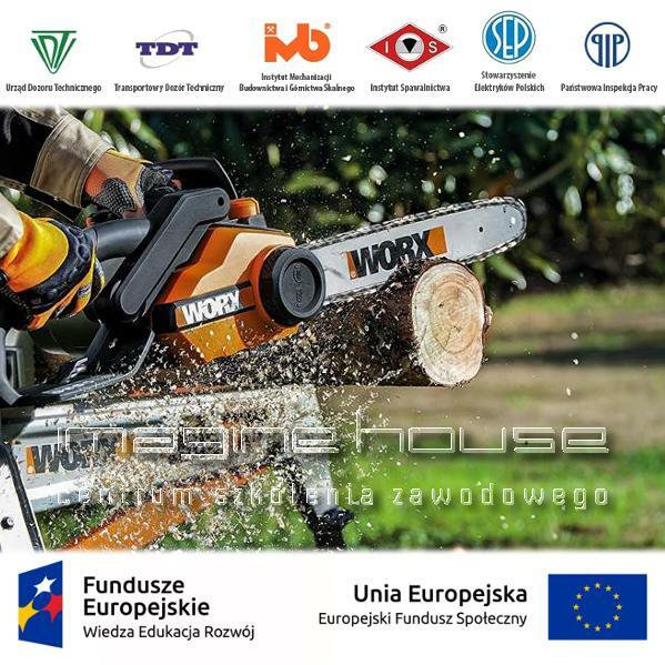 Szkolenia wózki widłowe kurs żurawie HDS podesty piły 1WJO