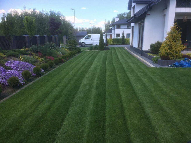 Usługi ogrodnicze, trawniki, koszenie, cięcie żywopłotów