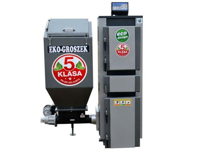 Kocioł piec co z podajnikiem 5klasa 50kw 350-500m ekogroszek