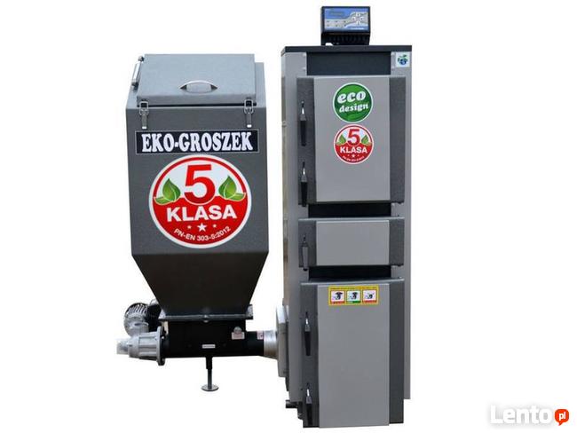 Kocioł piec co z podajnikiem 5klasa 19kw 100-150m ekogroszek