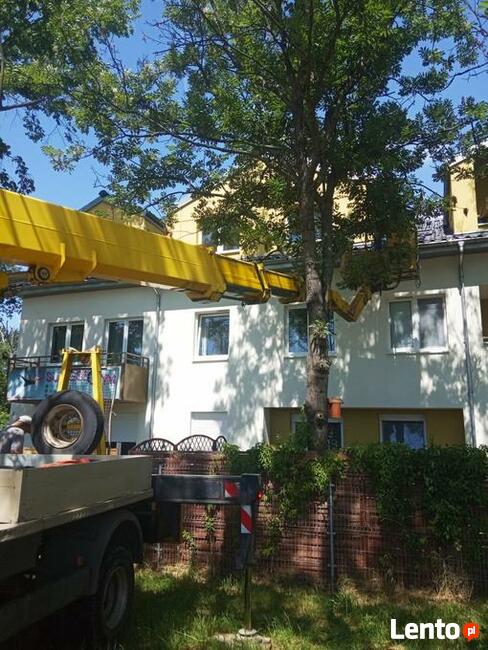 podnośnik koszowy, czyszczenie rynien, wyburzenia, wycinka