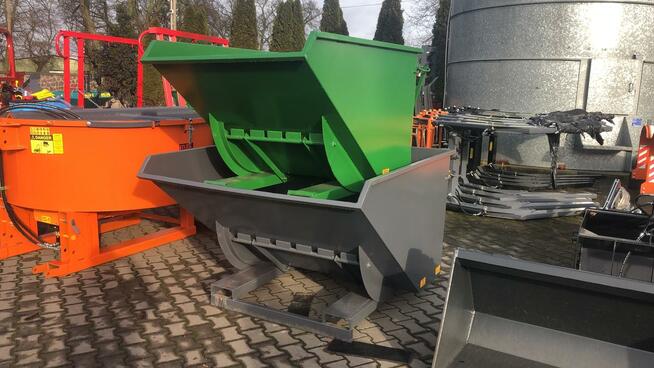 Kontener koleba Jcb mechaniczna samowyładowcza hydrauliczna