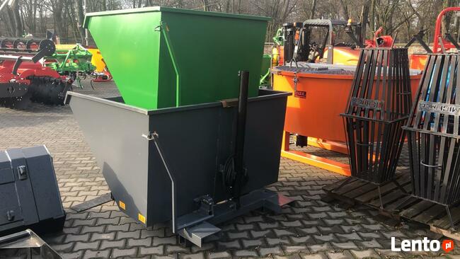 Kontener koleba Jcb mechaniczna samowyładowcza hydrauliczna