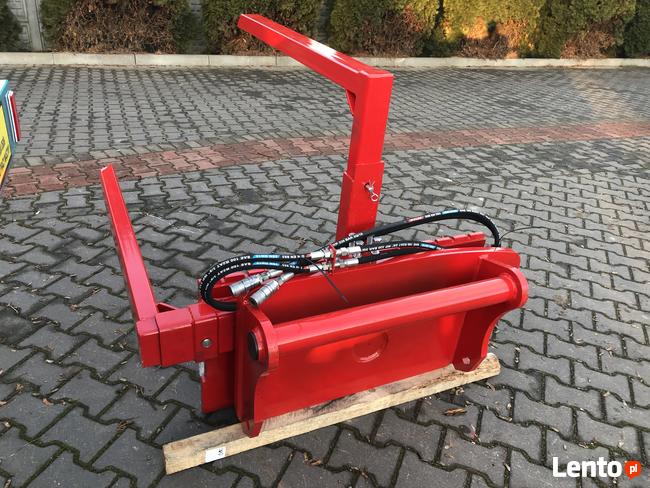 Obrotnica Manitou JCB dwa ramiona 180 stopni paleciak widły