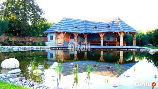 Gonty łupane montaż, elewacje z gontów drewnianych, cena