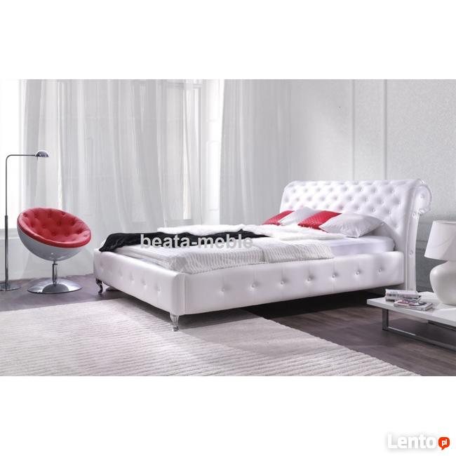 *Niesamowita elegancja łóżko CHESTERFIELD 180x200 + materac