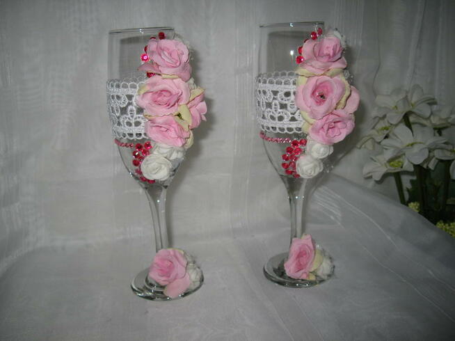 Kieliszki zdobione okolicznościowe