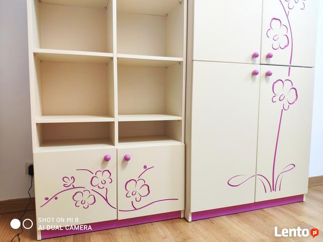 Zestaw mebli dla dziewczynki Meblik seria Orchidea