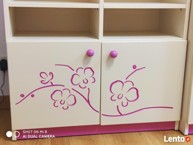 Zestaw mebli dla dziewczynki Meblik seria Orchidea