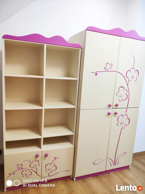 Zestaw mebli dla dziewczynki Meblik seria Orchidea