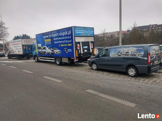 Bagażówka Słupsk Polska UE, Tanie PRZEPROWADZKI, Wynajem Aut