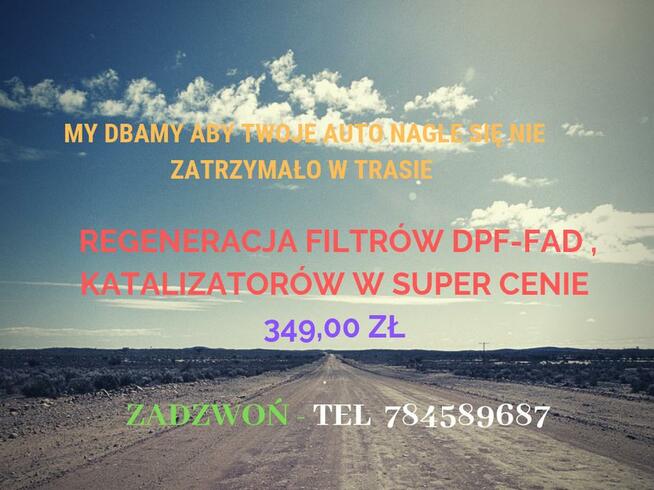 Regeneracja filtrów DPF/FAP/GPF/SCR i katalizatorów