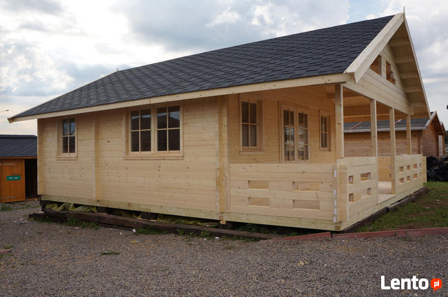 DREWNIANY DOMEK LETNISKOWY SARA 46 + 22 M2
