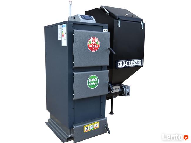 Kocioł piec z podajnikiem na ekogroszek 5 klasa 11kw 80m NS