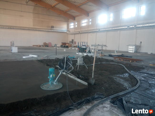 Wylewki maszynowe mixokretem, posadzki betonowe