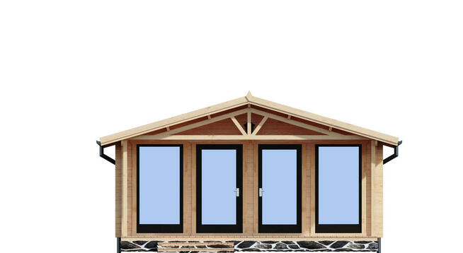 DREWNIANY DOMEK LETNISKOWY PANORAMA 32 + 11 M2