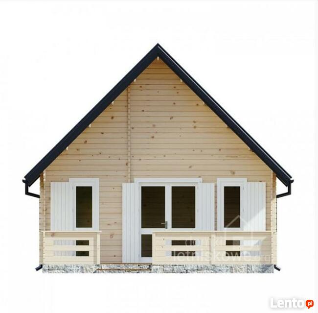 DREWNIANY DOMEK LETNISKOWY WEEKEND IV 25 + 13 M2