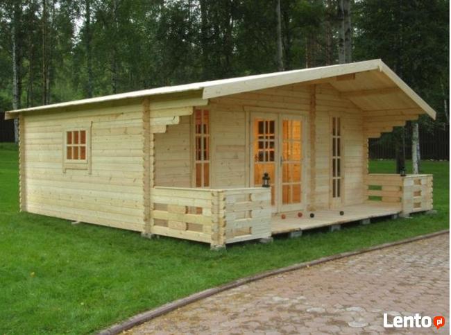 DREWNIANY DOMEK LETNISKOWY WEEKEND 25 + 8 M2