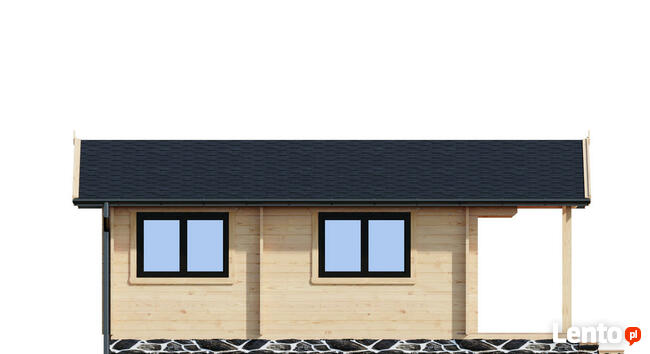 DREWNIANY DOMEK LETNISKOWY PANORAMA 32 + 11 M2